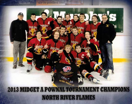 2012-13 Midget A West Masonry Flames Team 1