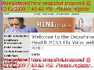 Welcome to the Department of Health H1N1 Flu Virus website Links