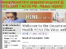Welcome to the Department of Health H1N1 Flu Virus website Week of November 30th