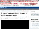 Olympic year could hurt Canada at world championshipssocialcommentssocialcommentssocialcomments