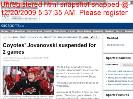 Coyotes Jovanovski suspended for 2 gamessocialcommentssubmitsocialcommentssubmitsocialcommentssubmitsocialcommentssubmit