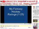 YouTube  My Fantasy Hockey Rankings 125 (QueenWe will Rock You)