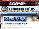 Edmonton Oilers Preferred Restaurants  Edmonton Oilers  Sponsors