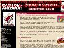 Phoenix Coyotes Booster Club  The best Coyotes fans in the world!!!