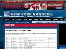 New York Rangers  200910 Promotional Dates  New York Rangers  Fan Zone
