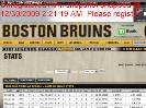 20092010 Regular Season  Boston Bruins  Statistics