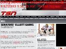 Senators Elliott earns shutout in win over slumping Flyers