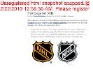 New Logo for NHL  Focused on Light Weblog