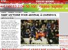 Rare victoire pour Arsenal  Liverpool  RDSca