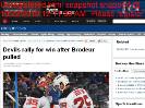 Devils rally for win after Brodeur pulledsocialcommentssocialcommentssocialcommentssocialcomments