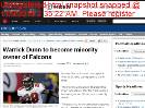 Warrick Dunn to become minority owner of Falcons