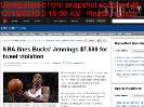 NBA fines Bucks Jennings $7500 for tweet violation